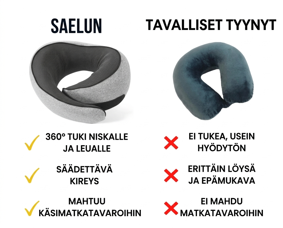 Saelun matkatyyny (Bundle Deal)